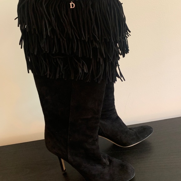 Dior Suede Boots with Fringes - Picture 3 of 3